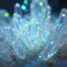 blurry mess of liquid neon crystals, 8 k hyper realistic, unreal engine 5, bright, underwater