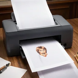 harry potter, printer mouth, endless paper