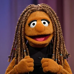 photo of whoopi goldberg as a muppet