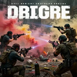 swat breach a compound with smoke grenades, intense, guns with laser attachments, epic cinematic hyperrealism masterpiece. realistic poster with shaded lighting by craig mallismo, artgerm, jeremy lipkin and michael garmash, unreal engine, radiant light, detailed and complex environment, digital art, art station trends