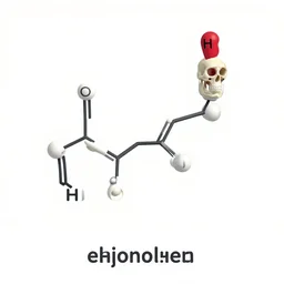 skeletal formula of ethanol