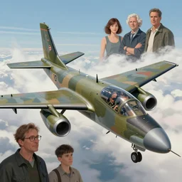 f - 1 6 flyby in the style of greg rutkowski and wlop, and lisa frank, and bob ross, and ruan jia, illustration, epic, military aviation, hyper detailed, smooth, unreal engine, sharp focus, ray tracing