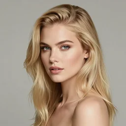 A beautiful Blonde Woman with Locks in the style of Sophie Anderson, Portrait