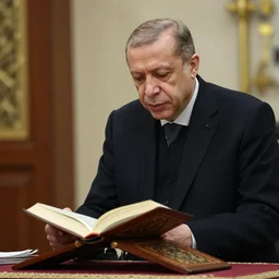 recep tayyip erdogan reading qur'an