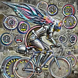 9 th dimensional axolotl dmt entity wearing flying as my knight armour on my race bike speedomter