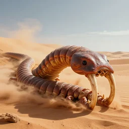 cinematic shot, hyper realistic, hyper detailed, dune sandworm with the sarlacc teeth, fantasy photography, arrakis desert environment, digital painting, volumetric lighting, trends at art station, a masterpiece, unreal 5 engine rendered, octane rendered, sharp focus, insane art by artgerm, greg rutkowski, deak ferrand and george lucas