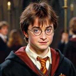 a close - up portrait of harry potter, attending the yule ball. beautiful painting by jim kay. color harmony, 8 k detail, gallery quality, hd wallpaper, premium prints available, hyper - detailed, intricate design.