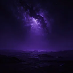 nocturnal purple, futuristic, space, 4 k, dark, dramatic contrast, unreal engine