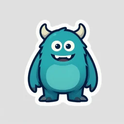 monster art palette logo design