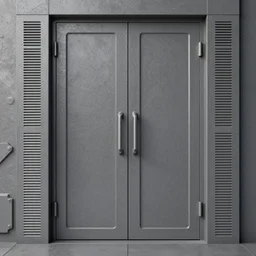 a photo of an sci - fi double door flat texture, phototexture, photo realistic, very realistic 8 k