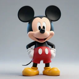 photorealistic mickey mouse 4 k high detail