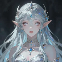 closeup upper body artwork of an ethereal gnostic humanoid, anime key visual, incredibly detailed, D&D, finished concept art, digital art by Wafalo, trending on Artstation