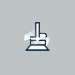 simple minimal geometric elegant logo, academic lab, no text