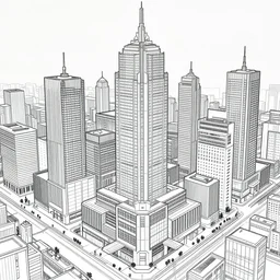 market of the cyber city, line drawing, no - shadow, detailed, black and white, daylight, by makoto shinkai takashi takeuchi studio ghibli, akihiko yoshida