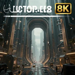 Portal to another dimension in a dystopian city. Cinematic, Award winning, ultra high resolution, intricate details, rendered with unreal engine, UHD 8K