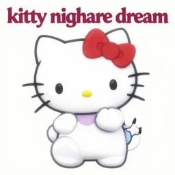 album cover of'kitty nightmare dream ', by akihiko yoshida