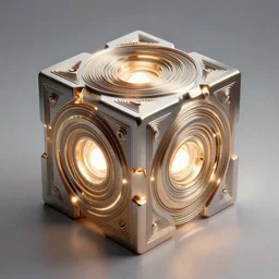 symmetry!! product render abstract mysterious cube poster, glowing lights!! intricate elegant, highly detailed, digital painting, artstation, concept art, smooth, sharp focus, illustration, art by artgerm