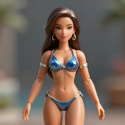 closeup portrait of tin toy bikini swimming champ, depth of field, zeiss lens, detailed, symmetrical, centered, fashion photoshoot, by nicoletta ceccoli, mark ryden, lostfish, breathtaking, 8 k resolution, extremely detailed, beautiful, establishing shot, artistic, hyperrealistic, octane render