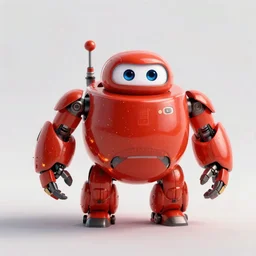 robots on fire hd art pixar