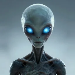 alien apocalyptic hd art glowing eyes