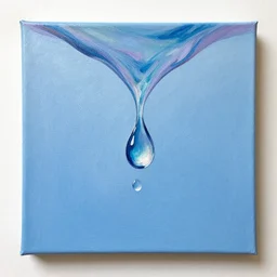 sweet dreams, painting on canvas, watedrops, water droplets, acrylic painting, acrylic pouring, painting, influencer, artstation - h 8 0 0