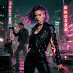 cyberpunk in the style of soviet cinema