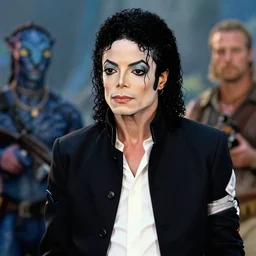 michael jackson on the set of david cameron's avatar