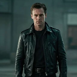 marine from plazma burst 2 as the american psycho, cinematic still