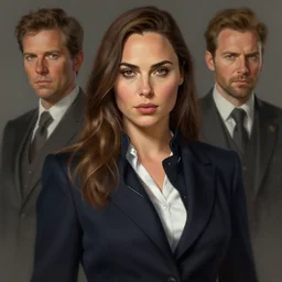 portrait of gal gadot as a detective, highly detailed, digital painting, artstation, concept art, sharp focus, illustration, art by artgerm and greg rutkowski and alphonse mucha