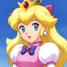 anime key-visual of The Legend of Princess Peach, stunning, 2010 anime, close up, hd
