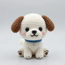 cute puppy amigurumi
