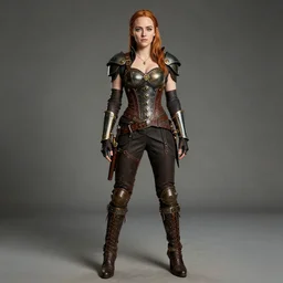 professional full length photograph of emma stone as a steampunk warrior.  Extremely detailed. 8k