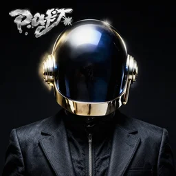 Daft Punk in the Yeezus album cover