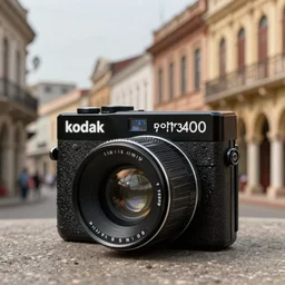 kodak portra 4 0 0, 3 5 mm lens, 1 9 3 0 s calcutta street with colonial facades, insanely detailed, insanely intricate, depth of field