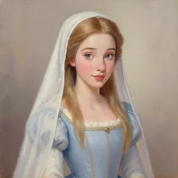 a portrait of a jewish princess in a disney movie, oil painting, pale colors, high detail, 8 k, wide angle, trending on artstation,