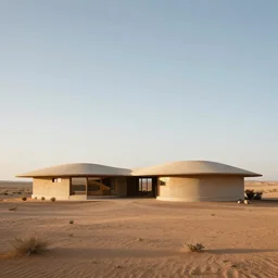 A house designed by Frank Lloyd Wright in the middle of the desert, photographed by Fernando Guerra, realistic, 4k, detailed