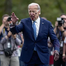 joe biden turns into a zombie
