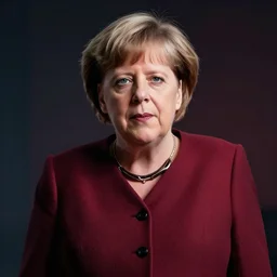 angela merkel as bane, digital art