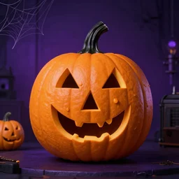 cyberpunk halloween costume pumpkin
