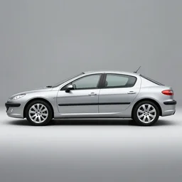 peugeot 607, profile view