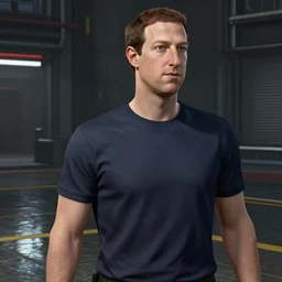 high detail mark zuckerberg in quake 3 arena, hdr, unreal engine, raytraced, rtx, reflections