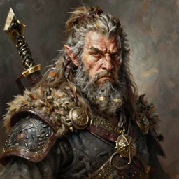 portrait painting of a dwarven berserker, sharp focus, award - winning, trending on artstation, masterpiece, highly detailed, intricate. art by james ryman