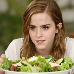 a salad filled with emma watson
