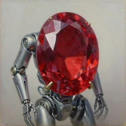 oil painting ¥¥¥¥ museum - quality! crimson gem articulate detailed bimechanical oil dispersion settings. oil painting ¥¥¥¥ museum - quality.