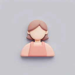 artisans and craft, minimum logo icon, femenine icons, girly icon, cute icon, 3 d design, render, octane render, unreal engine, vectorized, 4 k, hd.