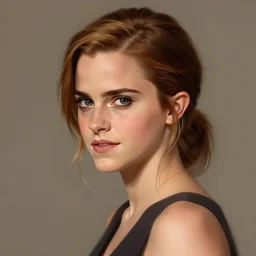 portrait of emma watson, digital art, artstation cgsociety masterpiece