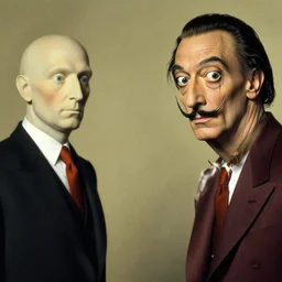 parallel universe between forbidden knowledge and maddening strangeness by rene magritte and salvadore dali, extremely high detail, 8 k