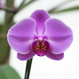 giant purple orchid growing of out gardens by the bay in singapore. andreas achenbach, artgerm, mikko lagerstedt, zack snyder, tokujin yoshioka