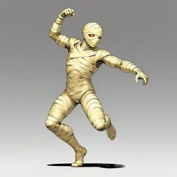 a mummy dances, graphic novel style by alan lee and john howe