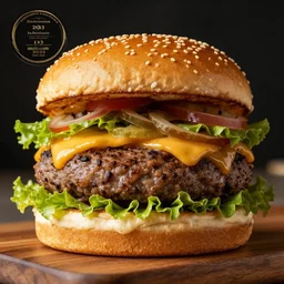 delicious sexy burger , 8k , mega high quality , professional food photography , award winning photo , foodporn